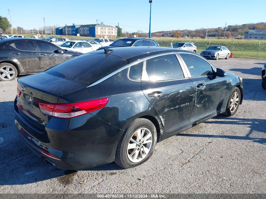 2016 Kia Optima Lx VIN: 5XXGT4L36GG094493 Lot: 40790338