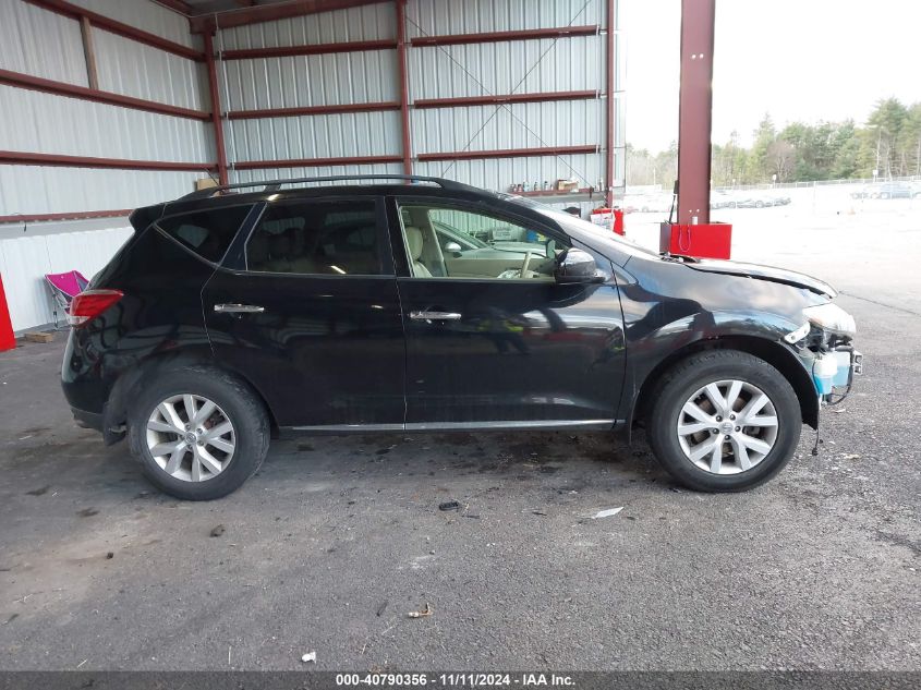 2014 Nissan Murano Sl VIN: JN8AZ1MW6EW506231 Lot: 40790356