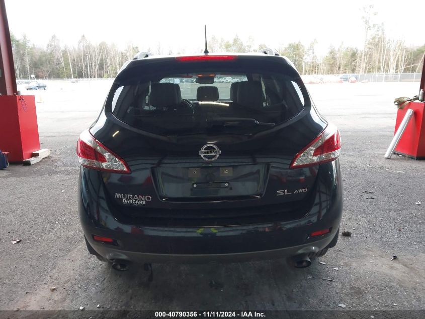 2014 Nissan Murano Sl VIN: JN8AZ1MW6EW506231 Lot: 40790356