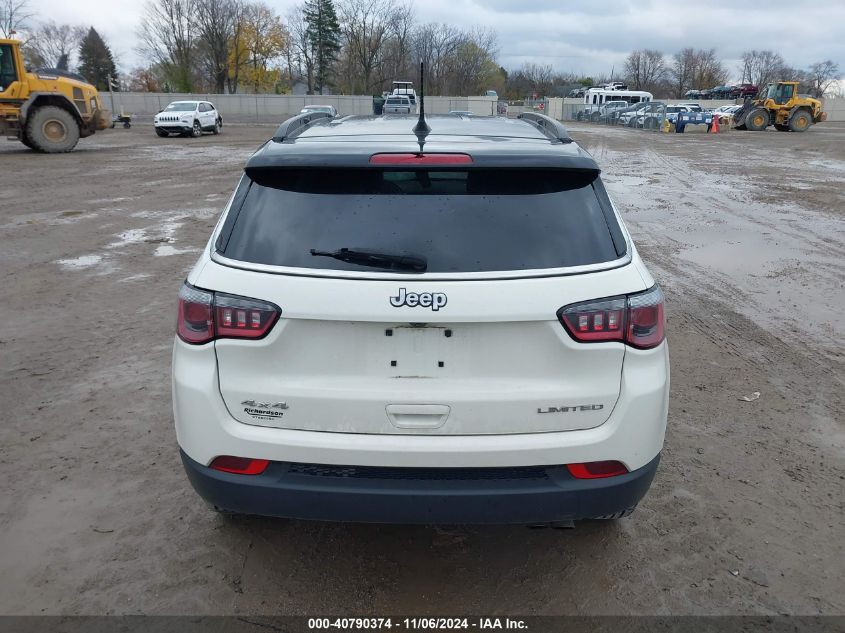 2019 Jeep Compass Limited 4X4 VIN: 3C4NJDCB2KT690816 Lot: 40790374