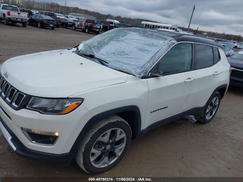 2019 Jeep Compass Limited 4X4 VIN: 3C4NJDCB2KT690816 Lot: 40790374