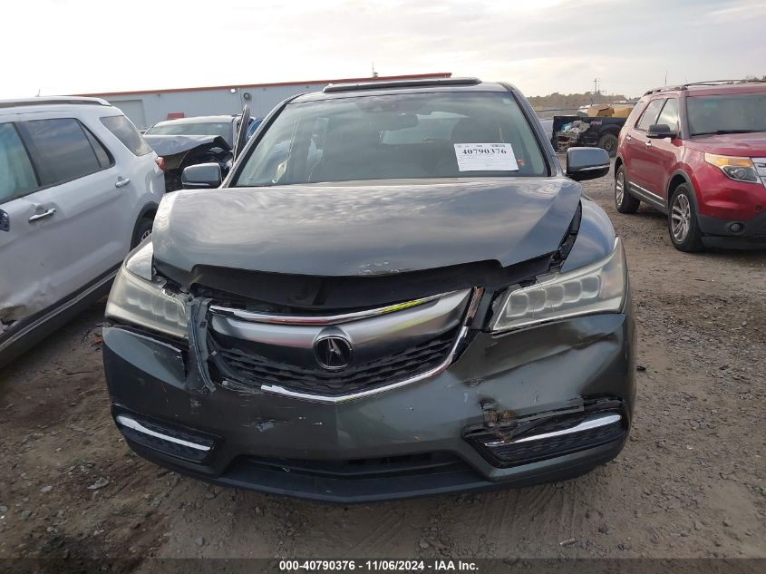 2014 Acura Mdx Technology Package VIN: 5FRYD3H48EB007141 Lot: 40790376