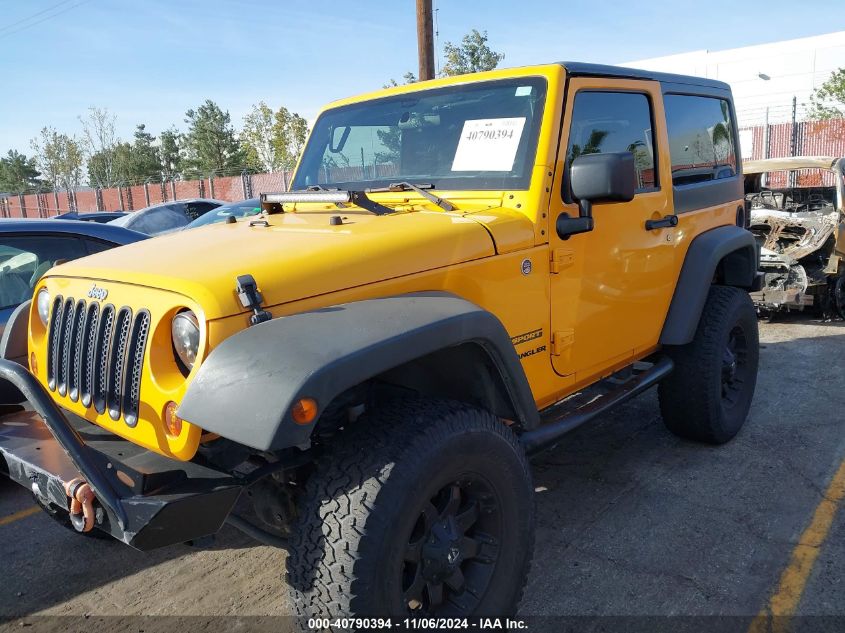 VIN 1C4AJWAG0DL546303 2013 JEEP WRANGLER no.2