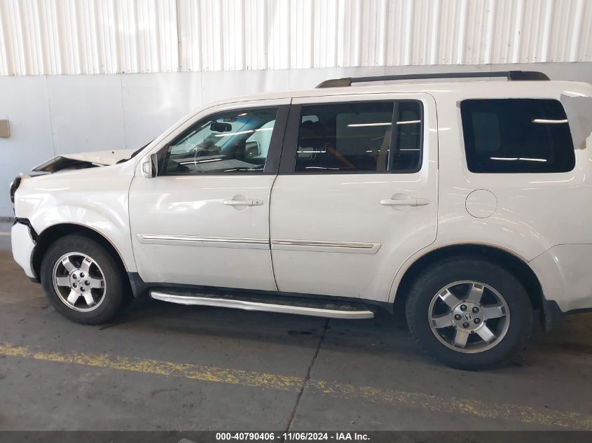 2011 Honda Pilot Touring VIN: 5FNYF3H92BB008661 Lot: 40790406