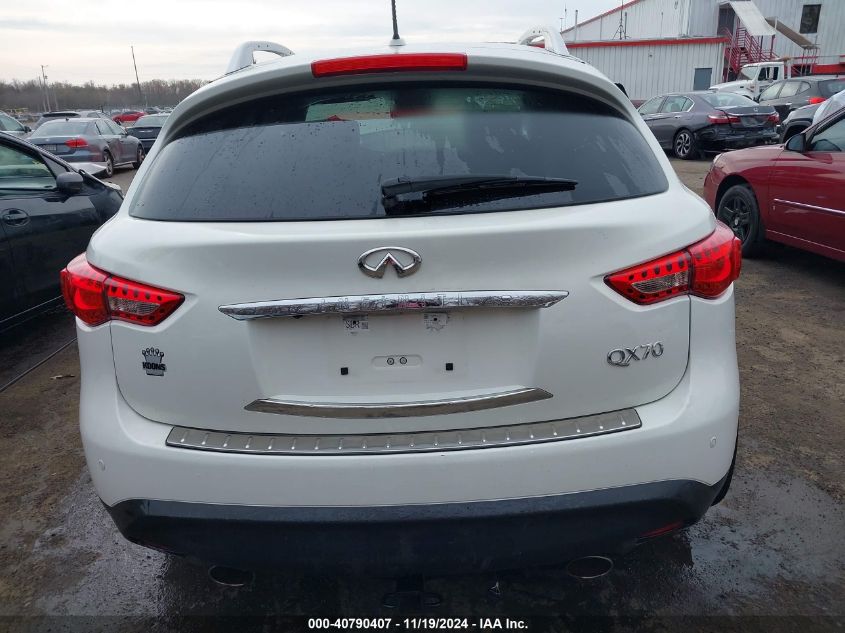 2016 Infiniti Qx70 VIN: JN8CS1MW4GM751654 Lot: 40790407