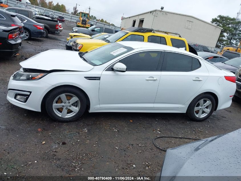 2015 Kia Optima Lx VIN: KNAGM4A77F5648580 Lot: 40790409