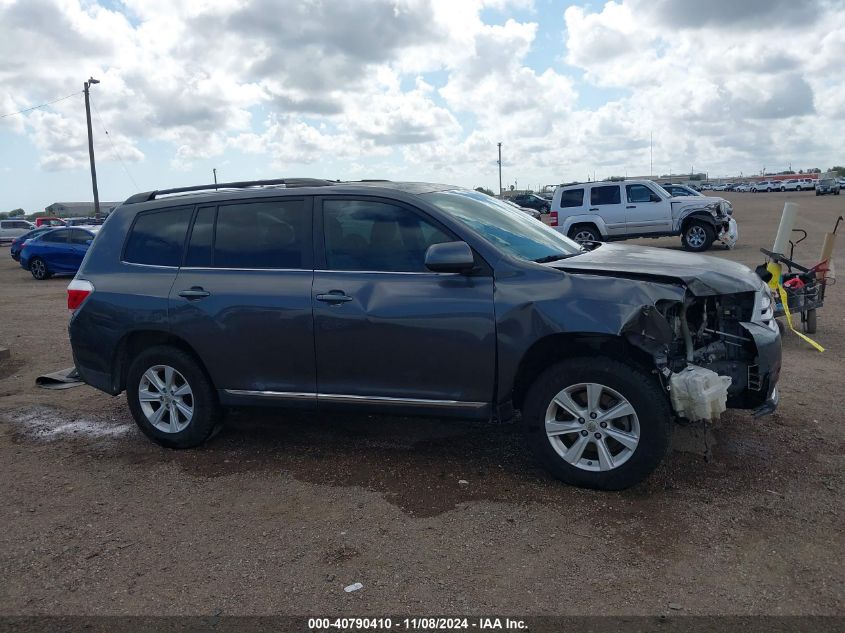 2012 Toyota Highlander Se VIN: 5TDZA3EH9CS020138 Lot: 40790410