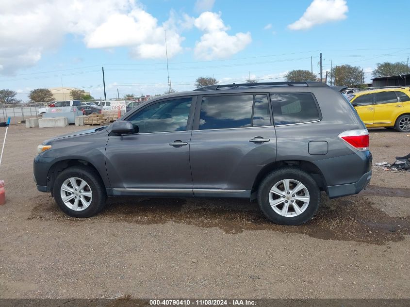 2012 Toyota Highlander Se VIN: 5TDZA3EH9CS020138 Lot: 40790410