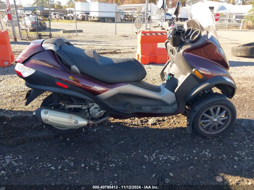 2007 Piaggio Mp3 VIN: ZAPM479M475002849 Lot: 40790413