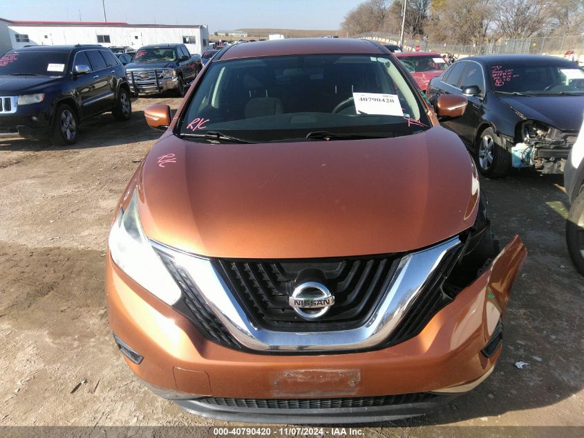 2015 Nissan Murano S VIN: 5N1AZ2MH0FN257771 Lot: 40790420