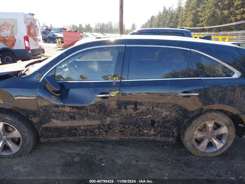 2014 Acura Mdx VIN: 5FRYD3H24EB005711 Lot: 40790425