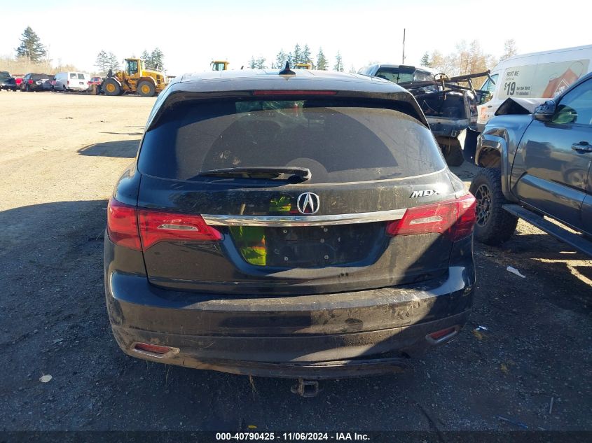 2014 Acura Mdx VIN: 5FRYD3H24EB005711 Lot: 40790425