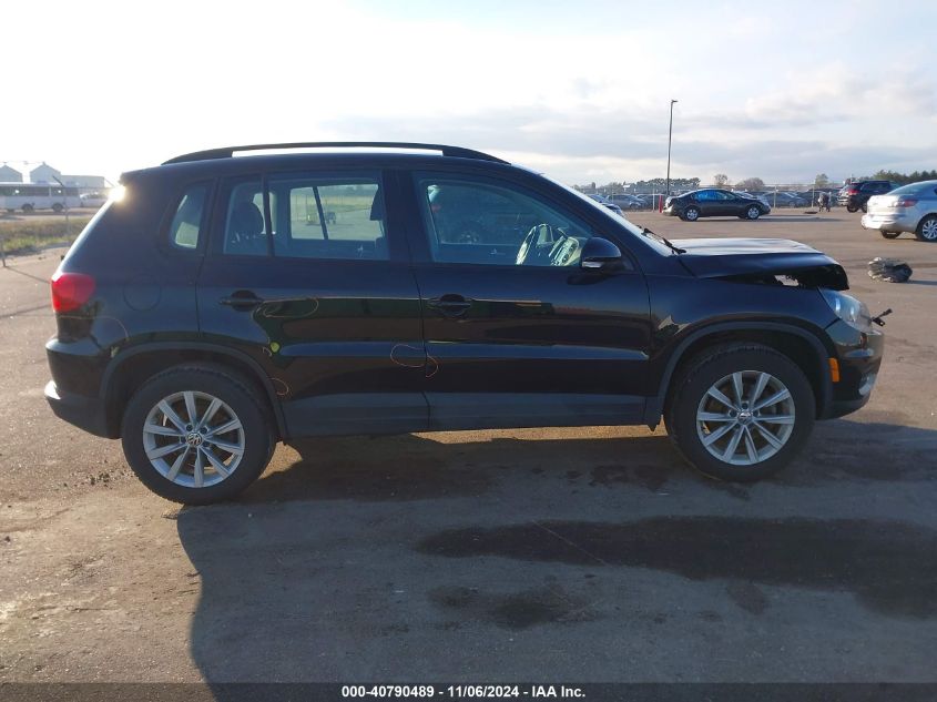 2018 Volkswagen Tiguan Limited 2.0T VIN: WVGAV7AX8JK003286 Lot: 40790489