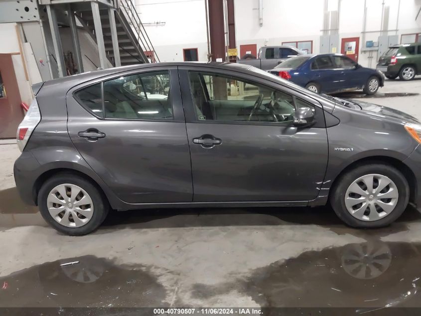 2014 Toyota Prius C One VIN: JTDKDTB37E1575171 Lot: 40790507