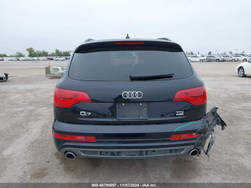 2013 Audi Q7 3.0 Tdi Premium VIN: WA1WMAFE9DD015936 Lot: 40790597