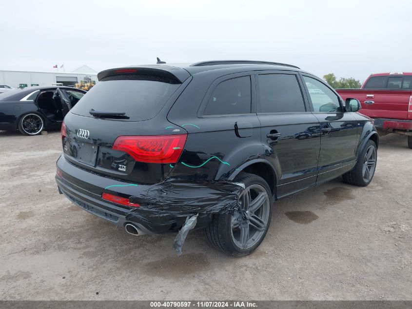 2013 Audi Q7 3.0 Tdi Premium VIN: WA1WMAFE9DD015936 Lot: 40790597