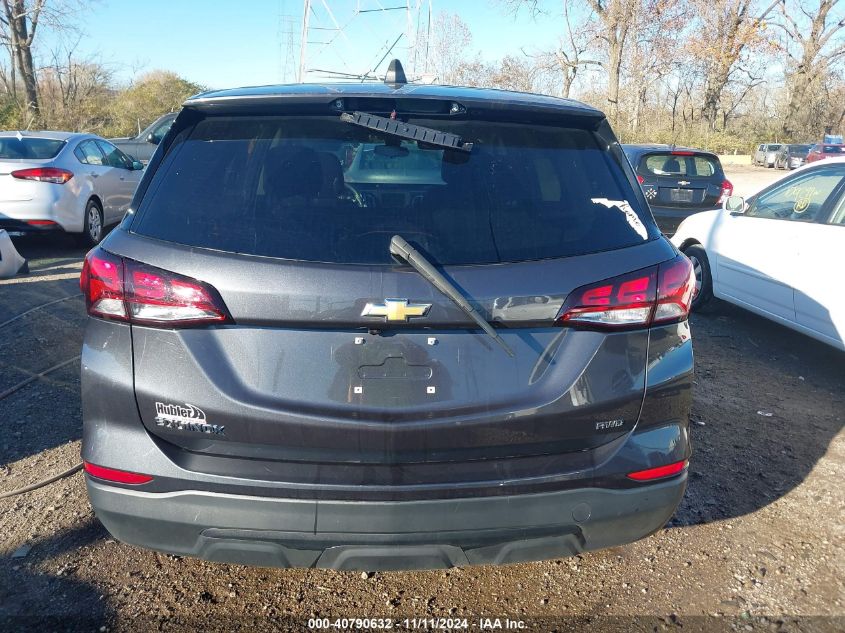 2022 Chevrolet Equinox Awd Ls VIN: 3GNAXSEV9NS246715 Lot: 40790632