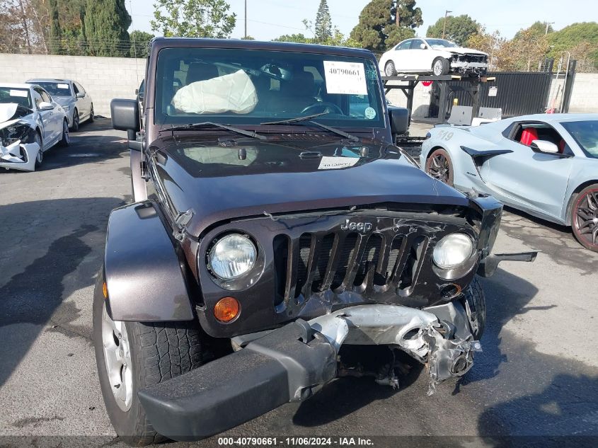 2013 Jeep Wrangler Sahara VIN: 1C4AJWBG3DL677093 Lot: 40790661