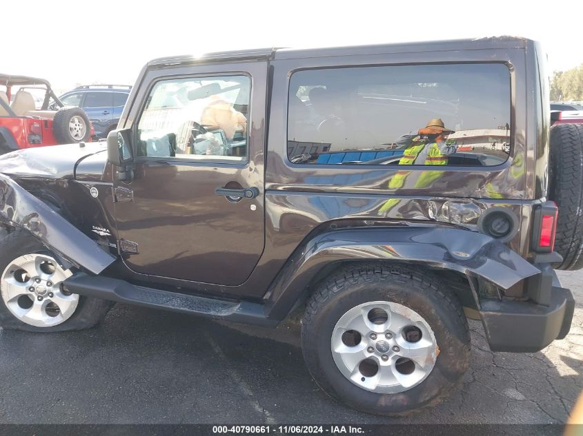 2013 Jeep Wrangler Sahara VIN: 1C4AJWBG3DL677093 Lot: 40790661