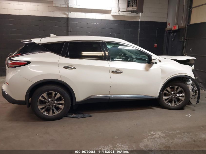 2017 Nissan Murano Sl VIN: 5N1AZ2MH5HN103804 Lot: 40790665