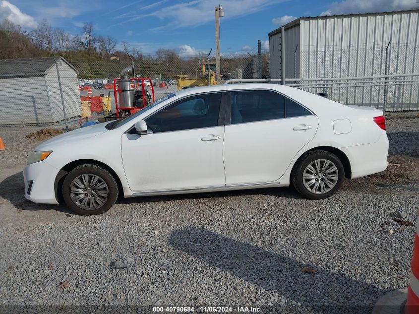 2012 Toyota Camry Le VIN: 4T1BF1FK1CU554615 Lot: 40790684