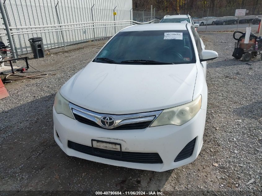 2012 Toyota Camry Le VIN: 4T1BF1FK1CU554615 Lot: 40790684