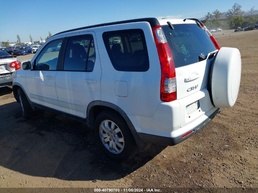 2005 Honda Cr-V Se VIN: JHLRD789X5C036262 Lot: 40790703