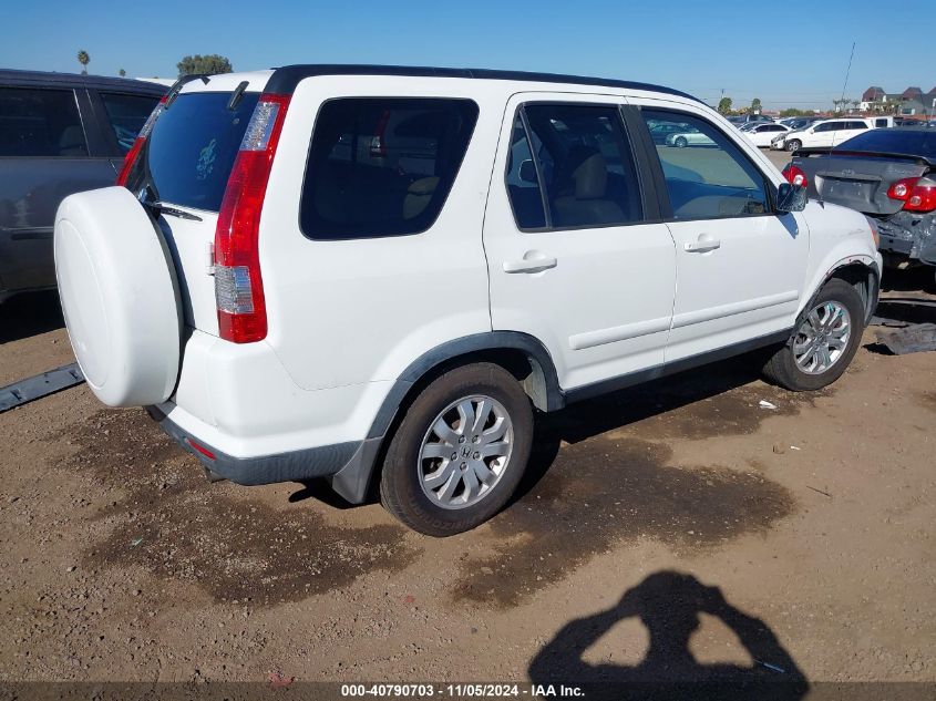 2005 Honda Cr-V Se VIN: JHLRD789X5C036262 Lot: 40790703