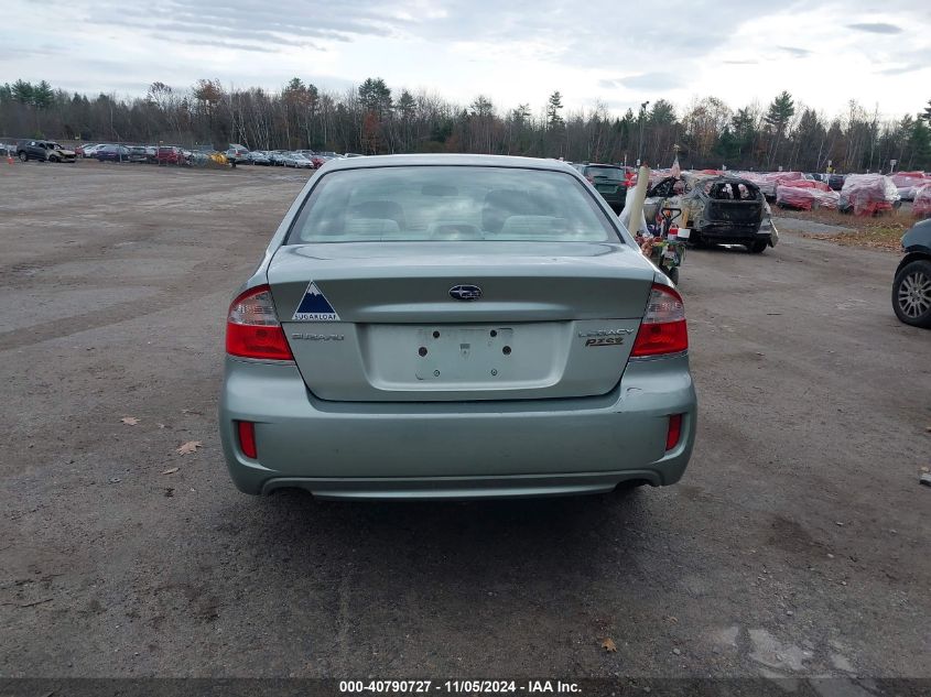 2009 Subaru Legacy 2.5I VIN: 4S3BL616996218308 Lot: 40790727