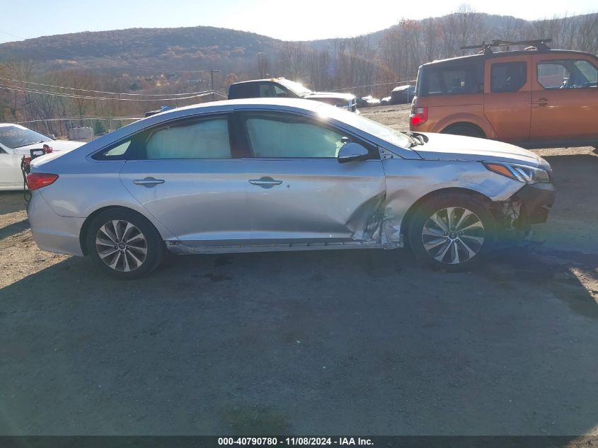 2017 Hyundai Sonata Sport VIN: 5NPE34AFXHH437686 Lot: 40790780