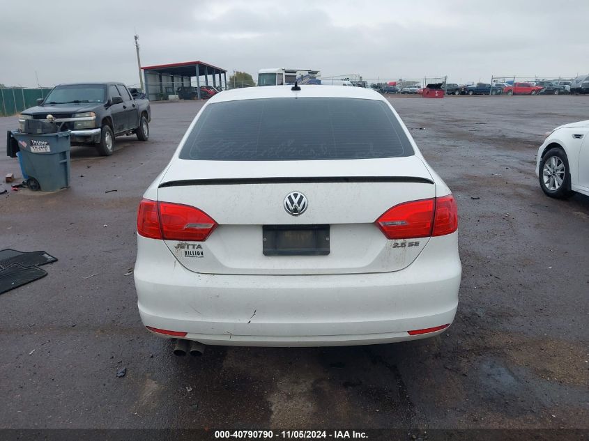 2013 Volkswagen Jetta 2.5L Se VIN: 3VWDP7AJ2DM421182 Lot: 40790790