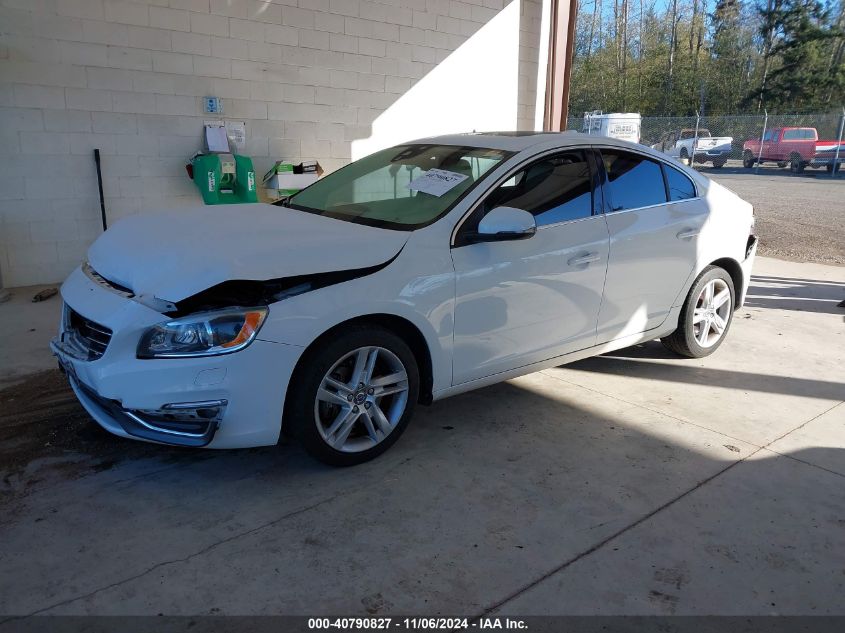 VIN YV1612FH9E2289238 2014 Volvo S60, T5 no.2