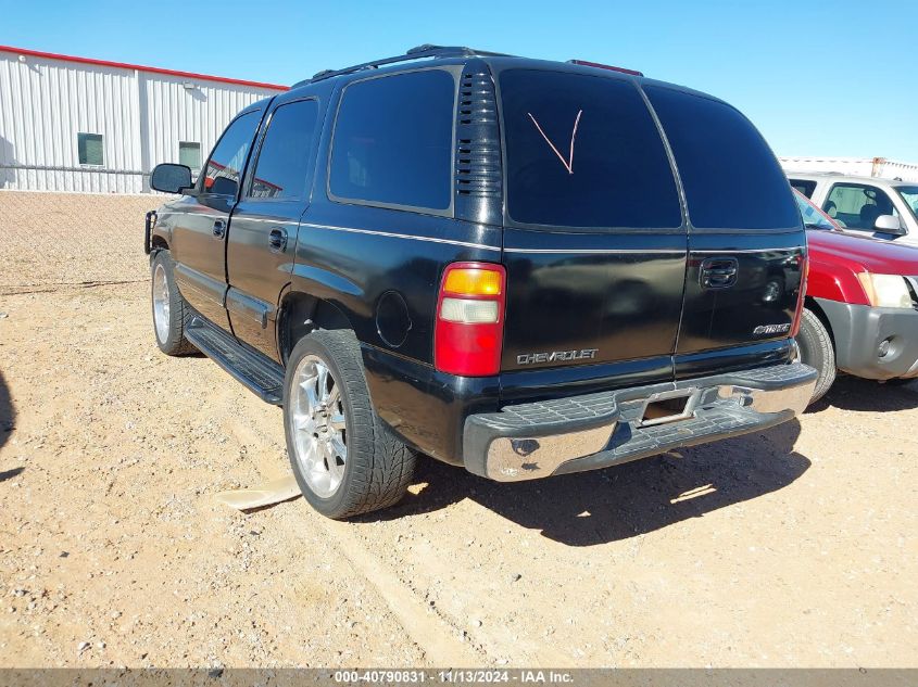 2003 Chevrolet Tahoe Ls VIN: 1GNEC13V53J132235 Lot: 40790831