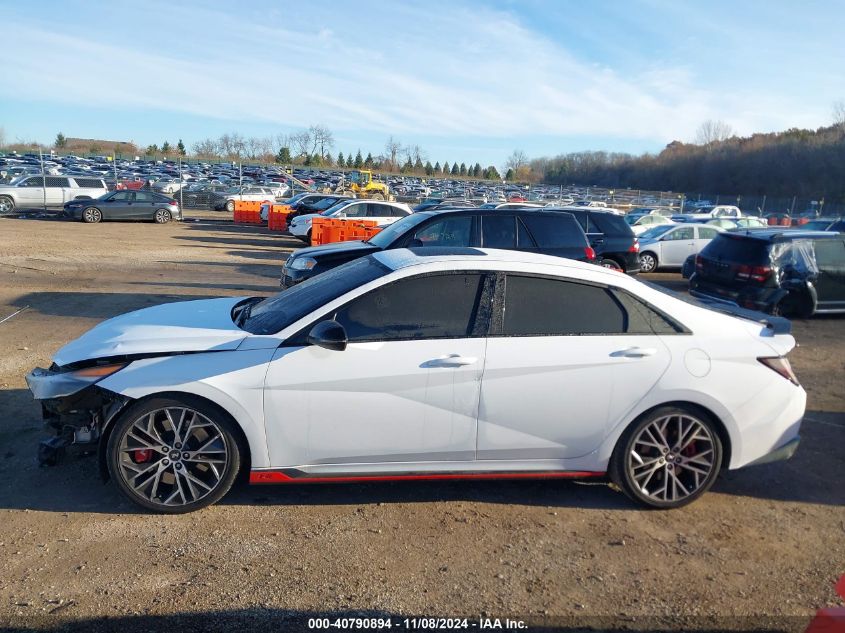 2023 Hyundai Elantra N VIN: KMHLW4AK3PU012421 Lot: 40790894