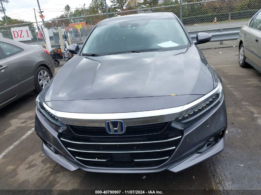 2021 Honda Accord Hybrid Ex-L VIN: 1HGCV3F59MA019683 Lot: 40790907