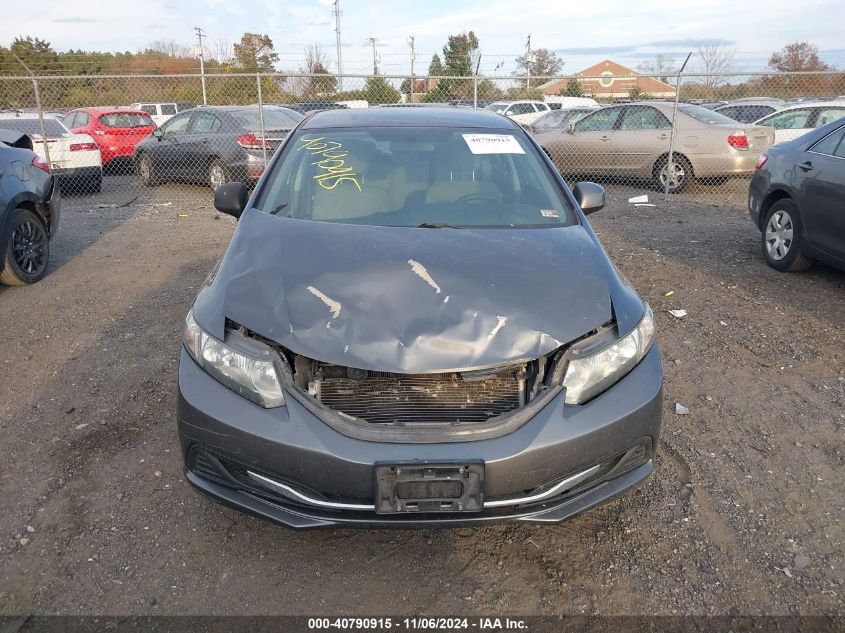 2013 Honda Civic Lx VIN: 2HGFB2F53DH529108 Lot: 40790915