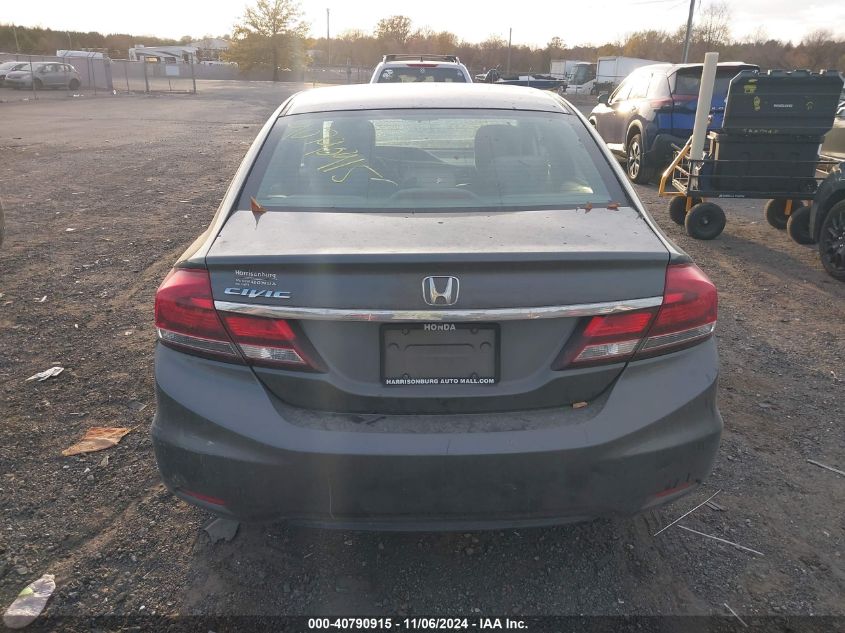 2013 Honda Civic Lx VIN: 2HGFB2F53DH529108 Lot: 40790915