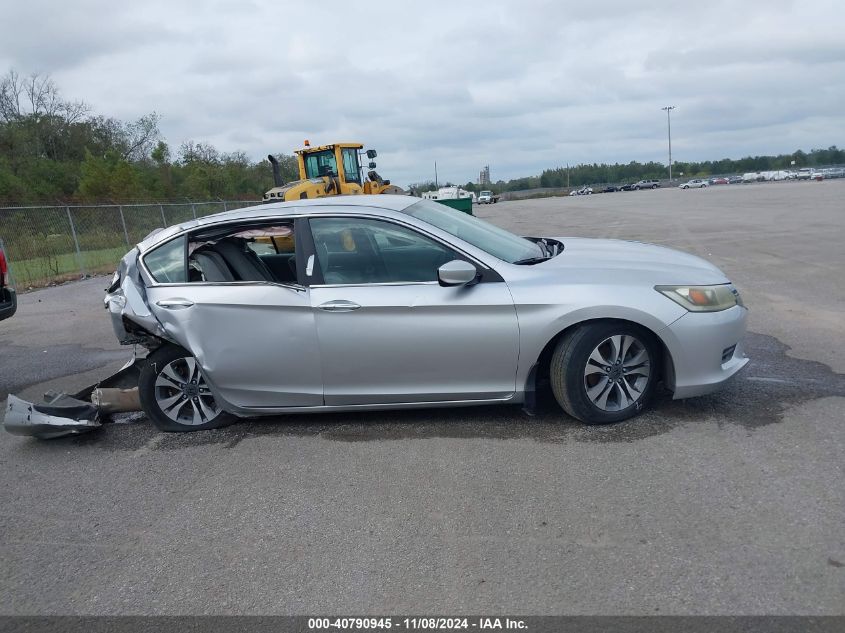 2013 Honda Accord Lx VIN: 1HGCR2F30DA242837 Lot: 40790945