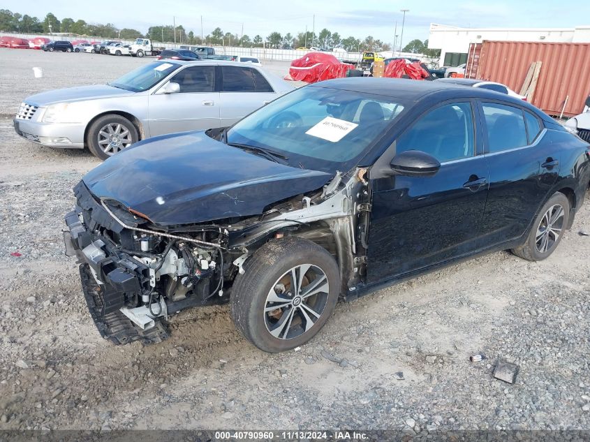 2022 Nissan Sentra Sv Xtronic Cvt VIN: 3N1AB8CV8NY299323 Lot: 40790960