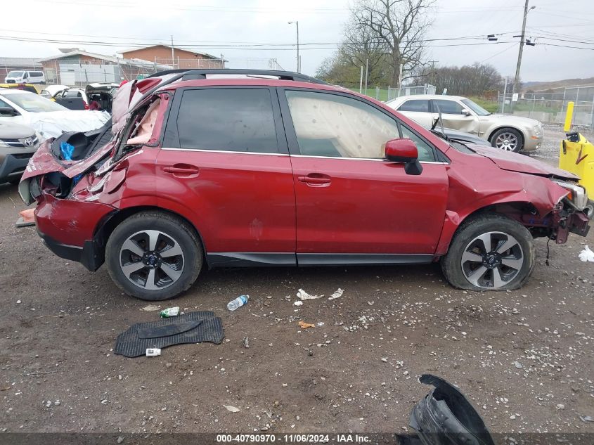 2017 Subaru Forester 2.5I Limited VIN: JF2SJAJC2HH484675 Lot: 40790970