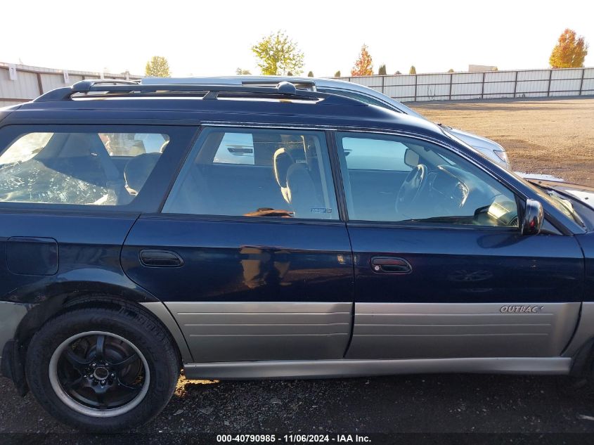 2002 Subaru Outback VIN: 4S3BH665727619468 Lot: 40790985