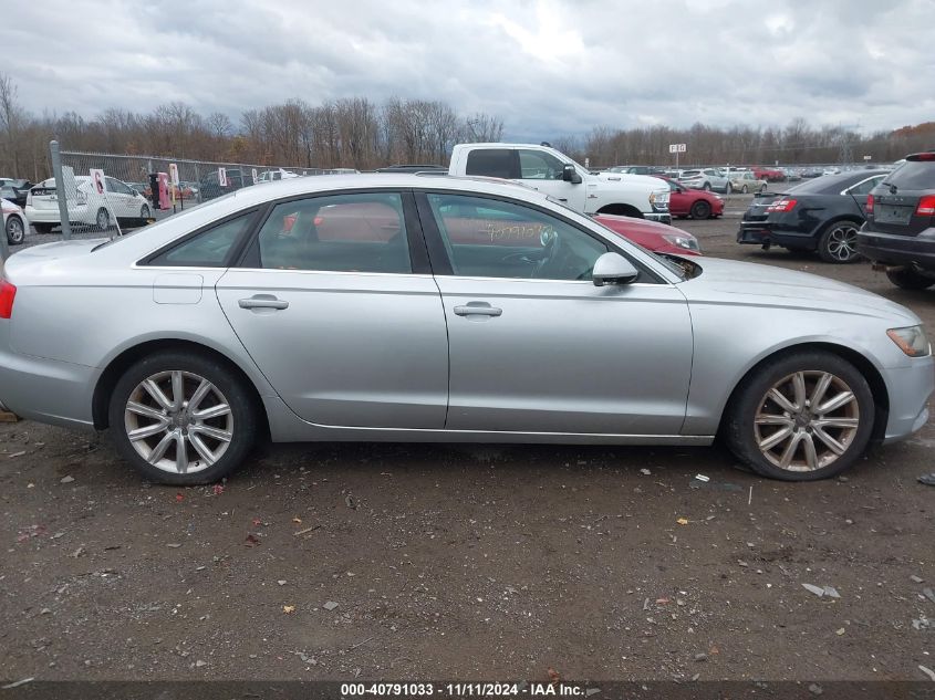 2014 Audi A6 2.0T Premium VIN: WAUGFAFC0EN031499 Lot: 40791033