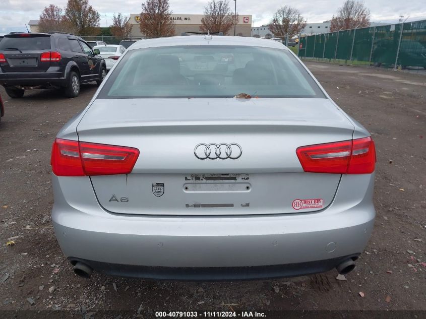 2014 Audi A6 2.0T Premium VIN: WAUGFAFC0EN031499 Lot: 40791033