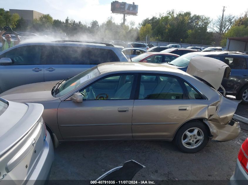 2001 Toyota Avalon Xl VIN: 4T1BF28B61U123641 Lot: 40791035