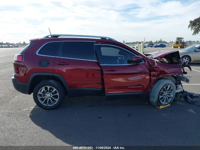 2019 Jeep Cherokee Latitude Plus Fwd VIN: 1C4PJLLB0KD344384 Lot: 40791063