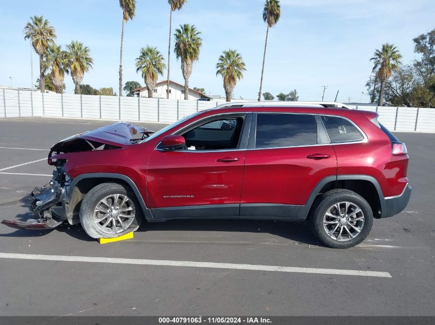 2019 Jeep Cherokee Latitude Plus Fwd VIN: 1C4PJLLB0KD344384 Lot: 40791063