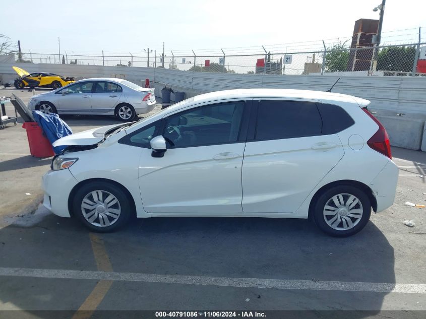 2016 Honda Fit Lx VIN: JHMGK5H56GX015866 Lot: 40791086