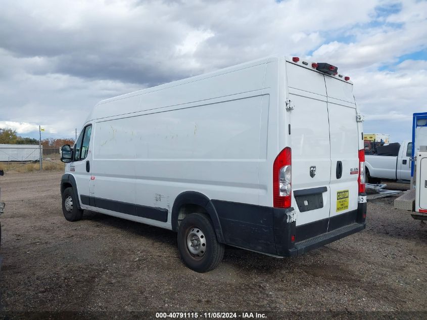 2021 Ram Promaster 3500 Cargo Van High Roof 159 Wb Ext VIN: 3C6MRVJG7ME564538 Lot: 40791115