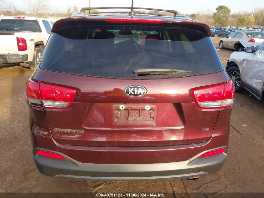 2017 Kia Sorento 3.3L Lx VIN: 5XYPGDA55HG226617 Lot: 40791123