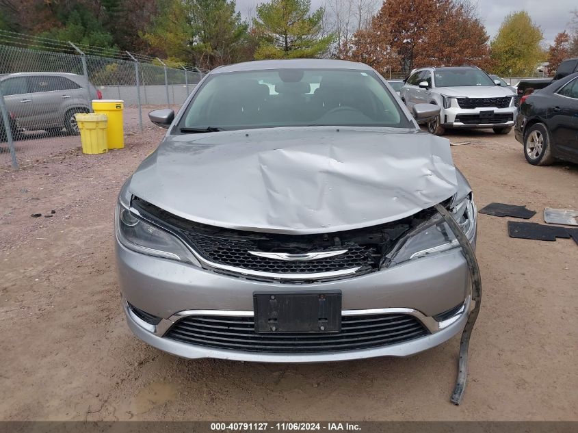 2015 Chrysler 200 Limited VIN: 1C3CCCAB7FN502350 Lot: 40791127